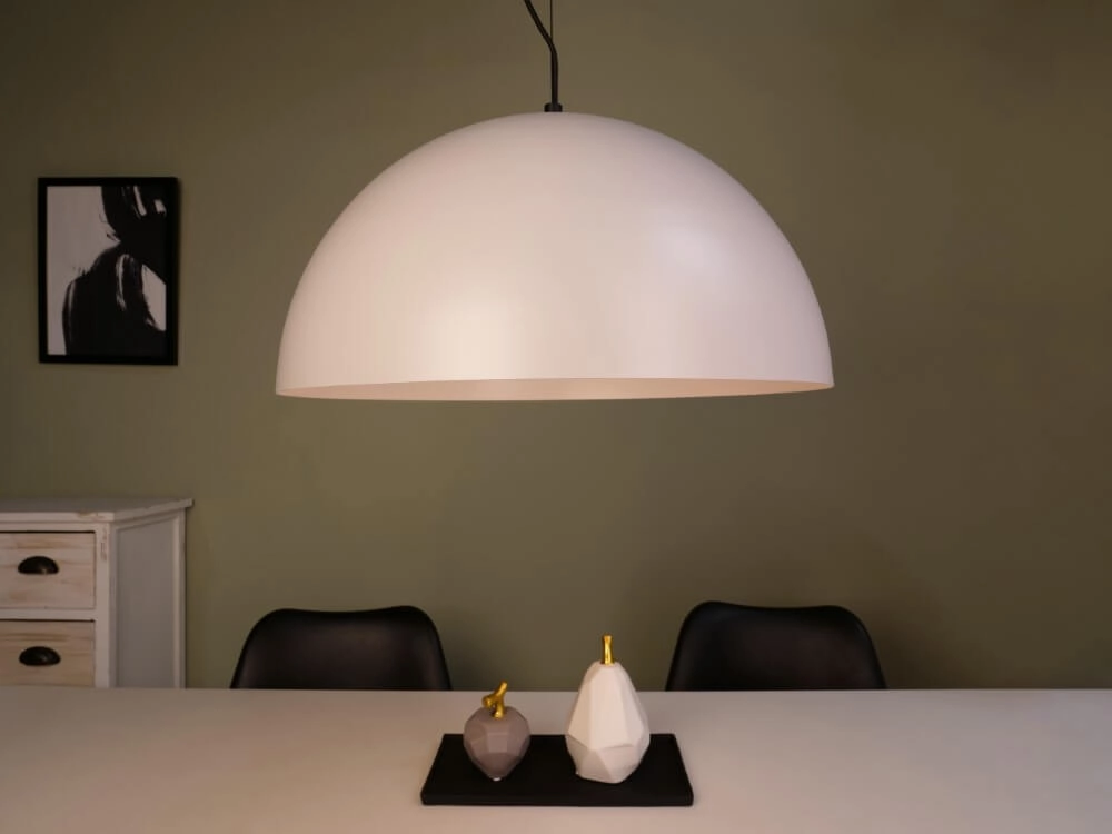 Lichtgrijze hanglamp Gaetano 1 Ø 53,5cm Eglo 9008606274239