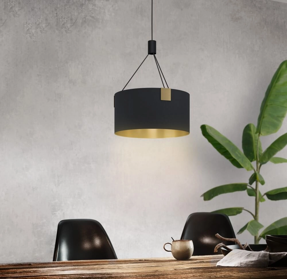 Hanglamp Tortola 1 Ø 45cm - zwart met goud Stars of Light 9002759399641