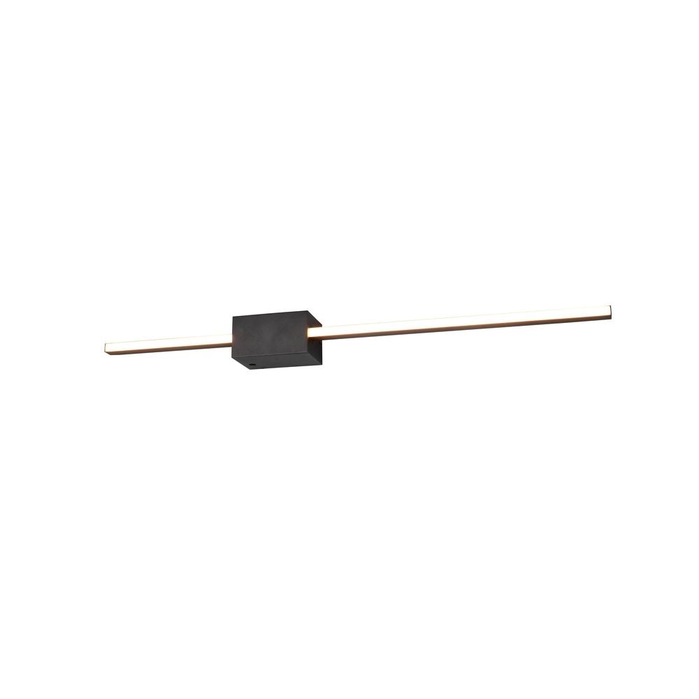 Moderne wandlamp Cassino zwart 70,5cm Trio 4017807683226