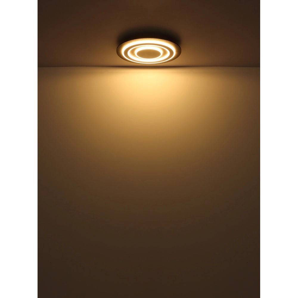 Design plafondlamp Jayden antraciet 2 ringen Globo 9007371453054