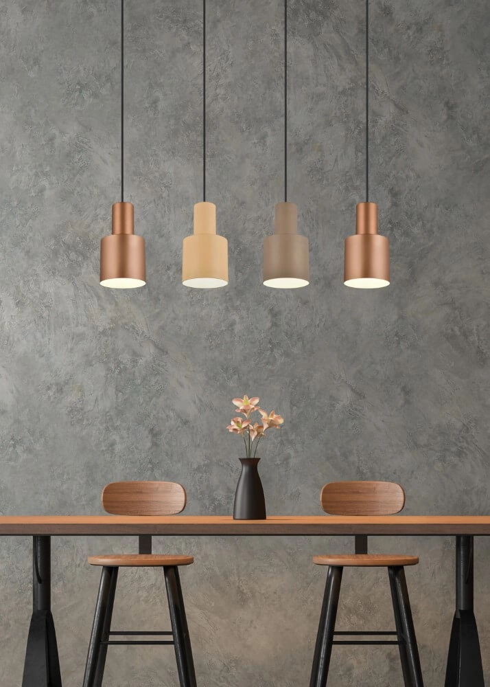 Design hanglamp Agudo 4-lichts Trio 4017807574593