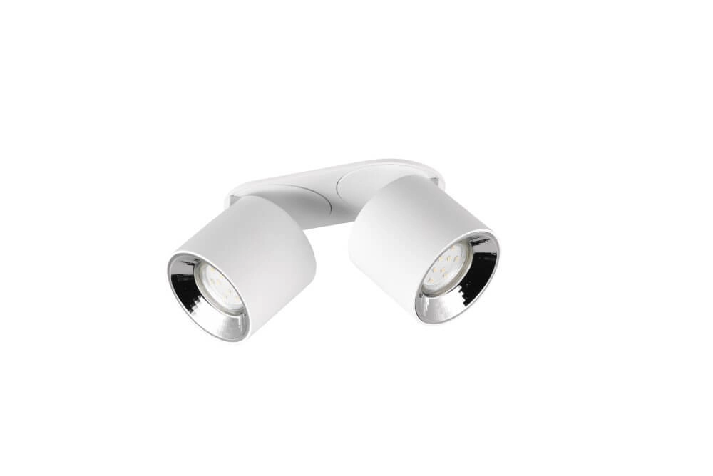 Plafondlamp Guayana 2-lichts wit