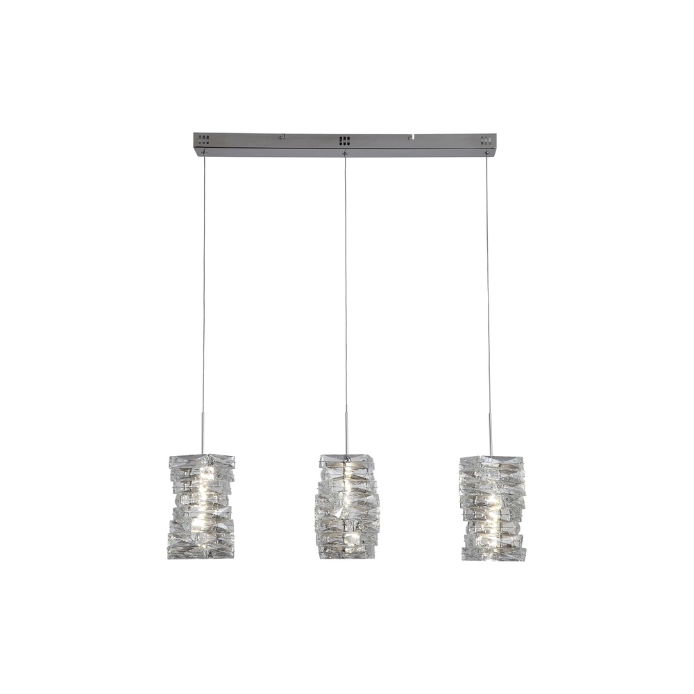 Hanglamp Modena chroom 3-lichts