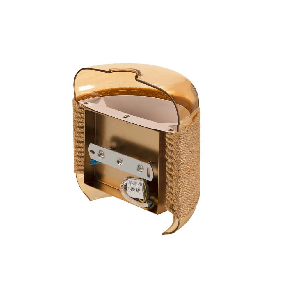 Slaapkamer wandlamp Pantilo Rope goud SLV 4024163280860