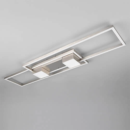 Led plafondlamp 100x28 Albany rvs Trio 4017807610284