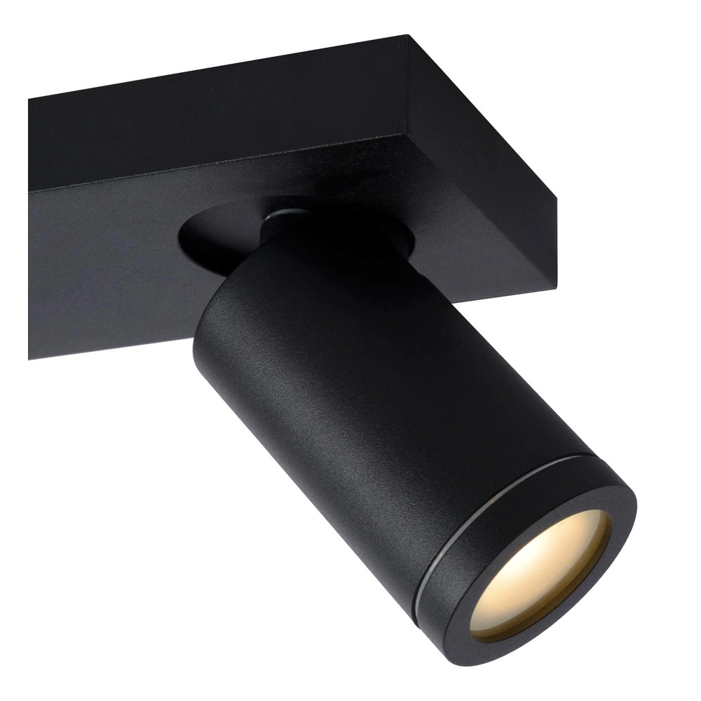 Plafondspot Taylor IP44 3-lichts zwart Lucide 5411212092656