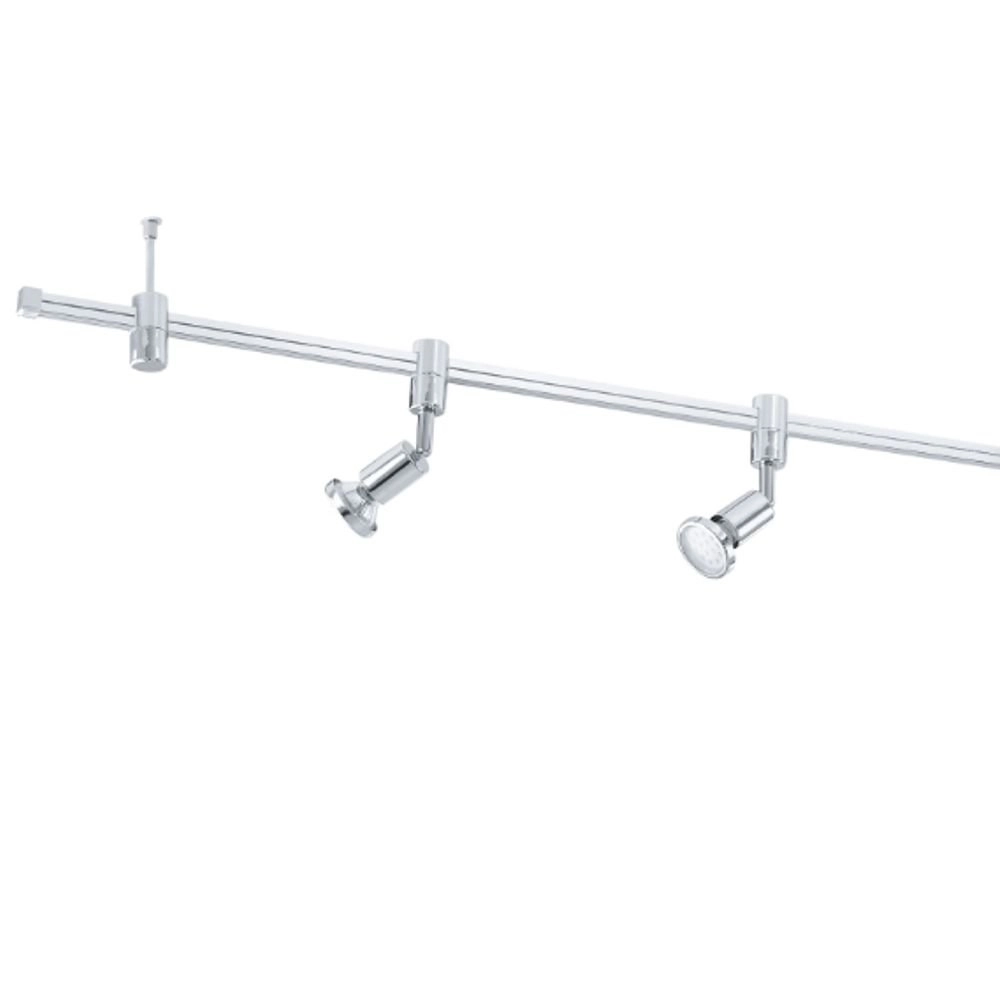Led plafondspot Vilanova 5x3w - 3000K - 200cm chroom Eglo 9002759933593