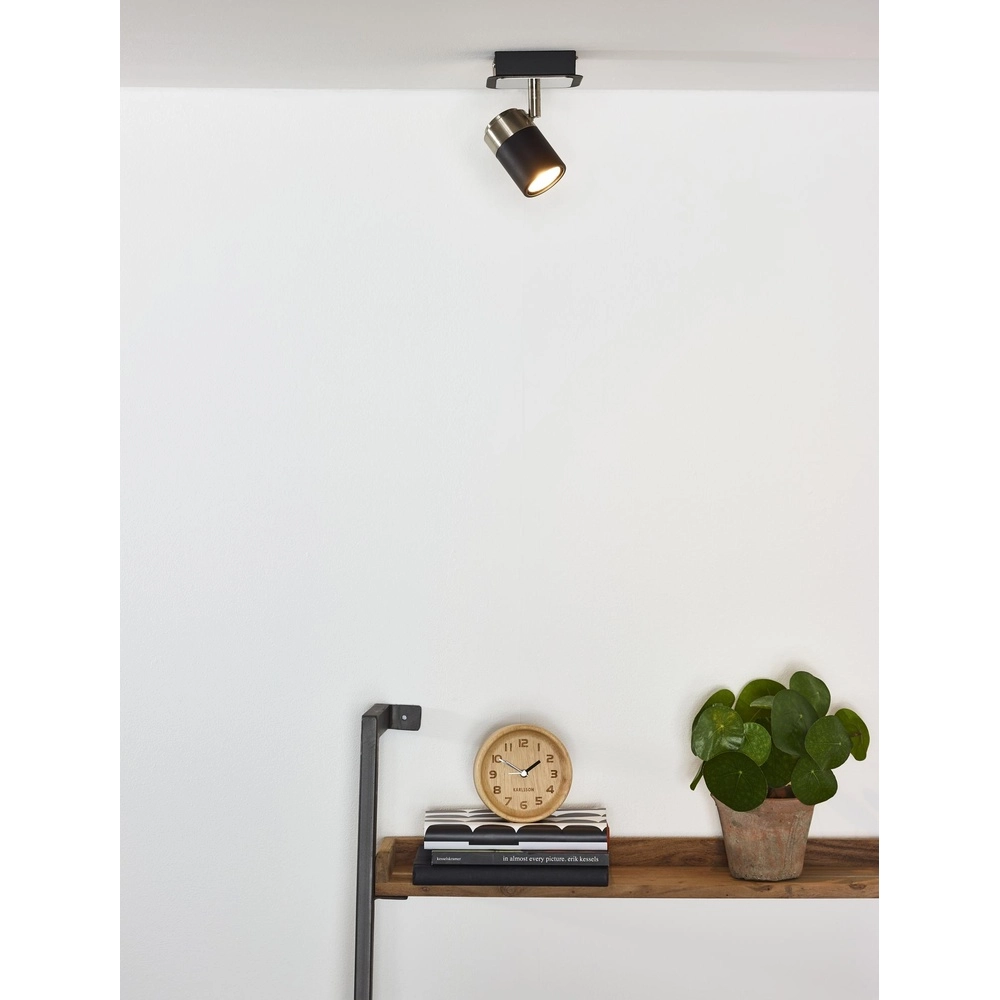 Plafondspot Lennert zwart Lucide 5411212262578