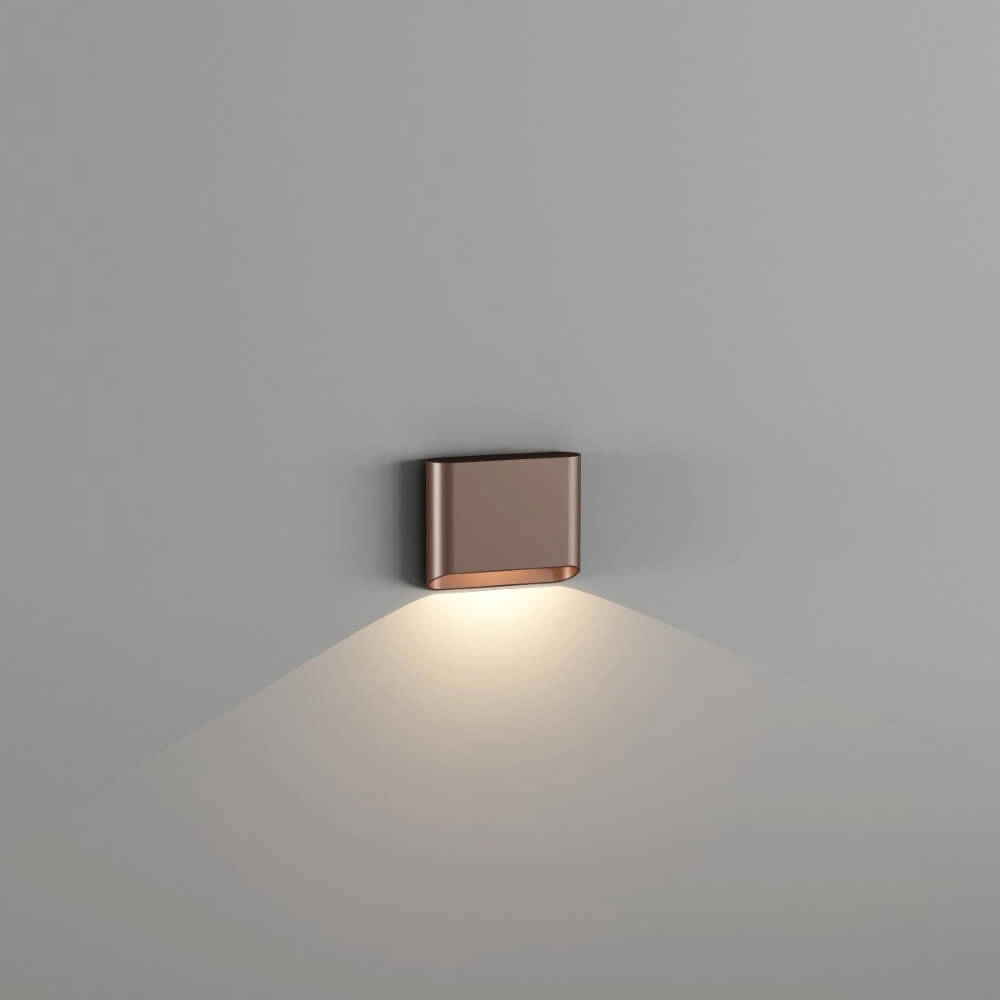 Wandlamp Diaz 1L Brons geborsteld