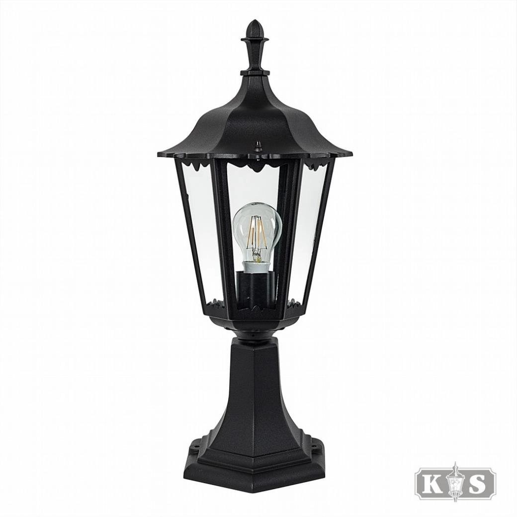 Klassieke tuinlamp Ancona zwart KS verlichting 8714732512947