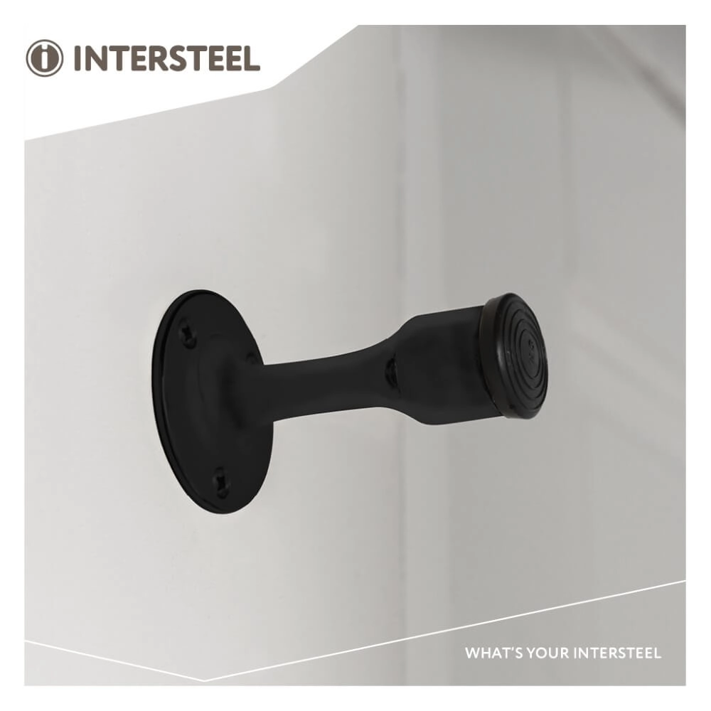 Deurstop Stelo zwart Intersteel 8714186088913
