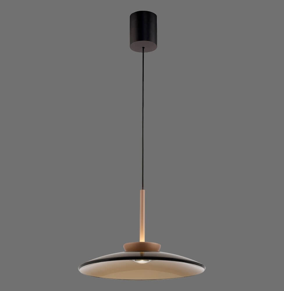 1-lichts hanglamp Pure E-Moon brons Paul Neuhaus 4012248382769