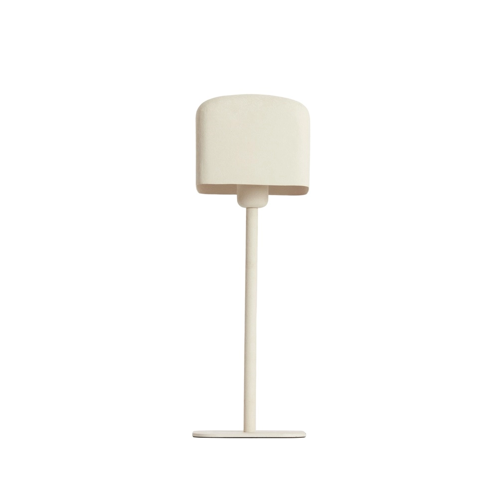 Nachtkastlamp Elenie 15x15cm - mat crème