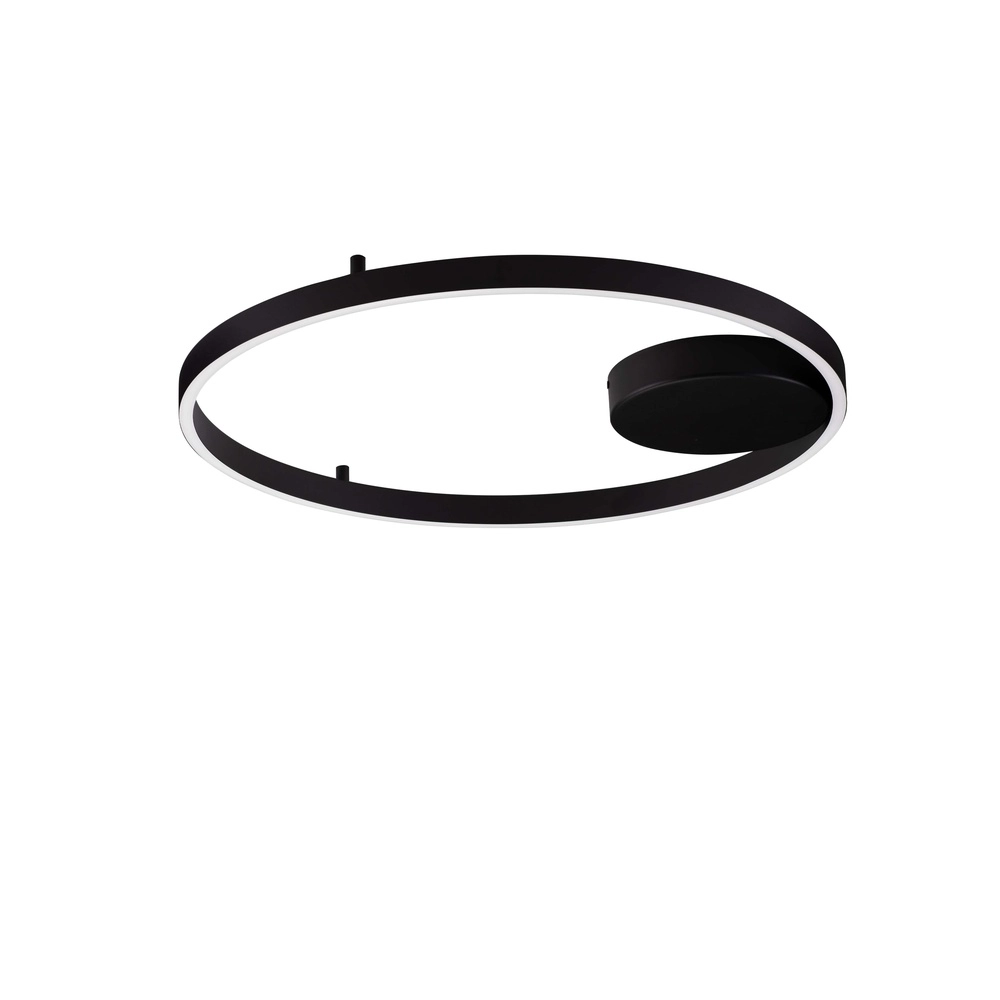 Plafondlamp Hedra rond Ø 60cm zwart Lyora 5212017448880