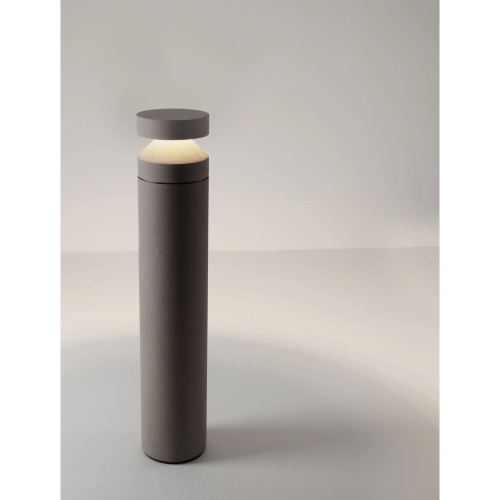 Strakke tuinlamp Navy betongrij 99,5cm Lyora 5212017454331
