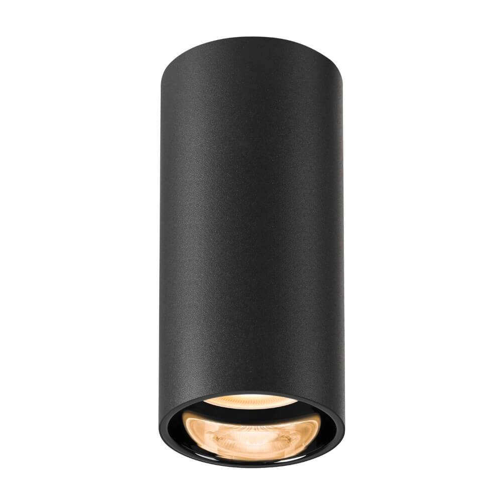 Zwarte plafondspot Asto Tube cilinder - 1x GU10 SLV 4024163266017