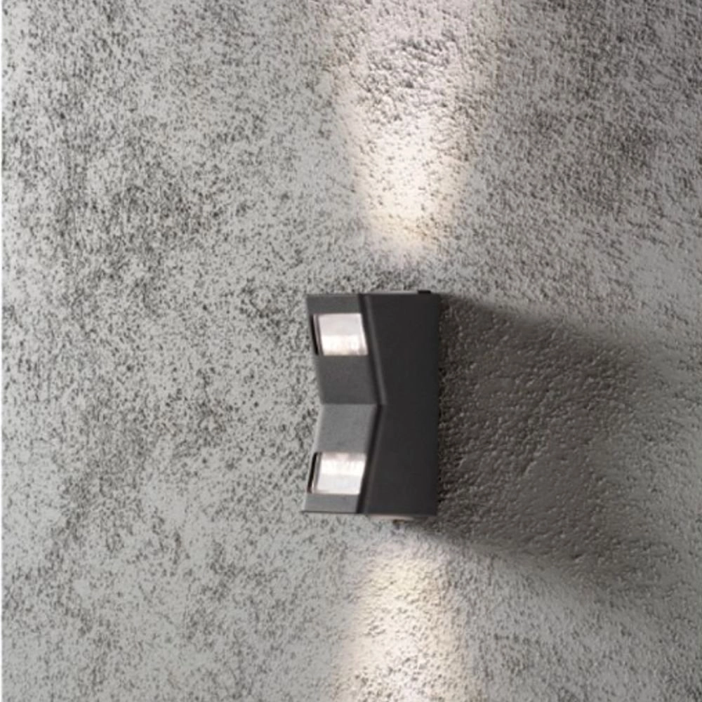 Wandspot Potenza Up - Down - Front antraciet KonstSmide 7318307956375