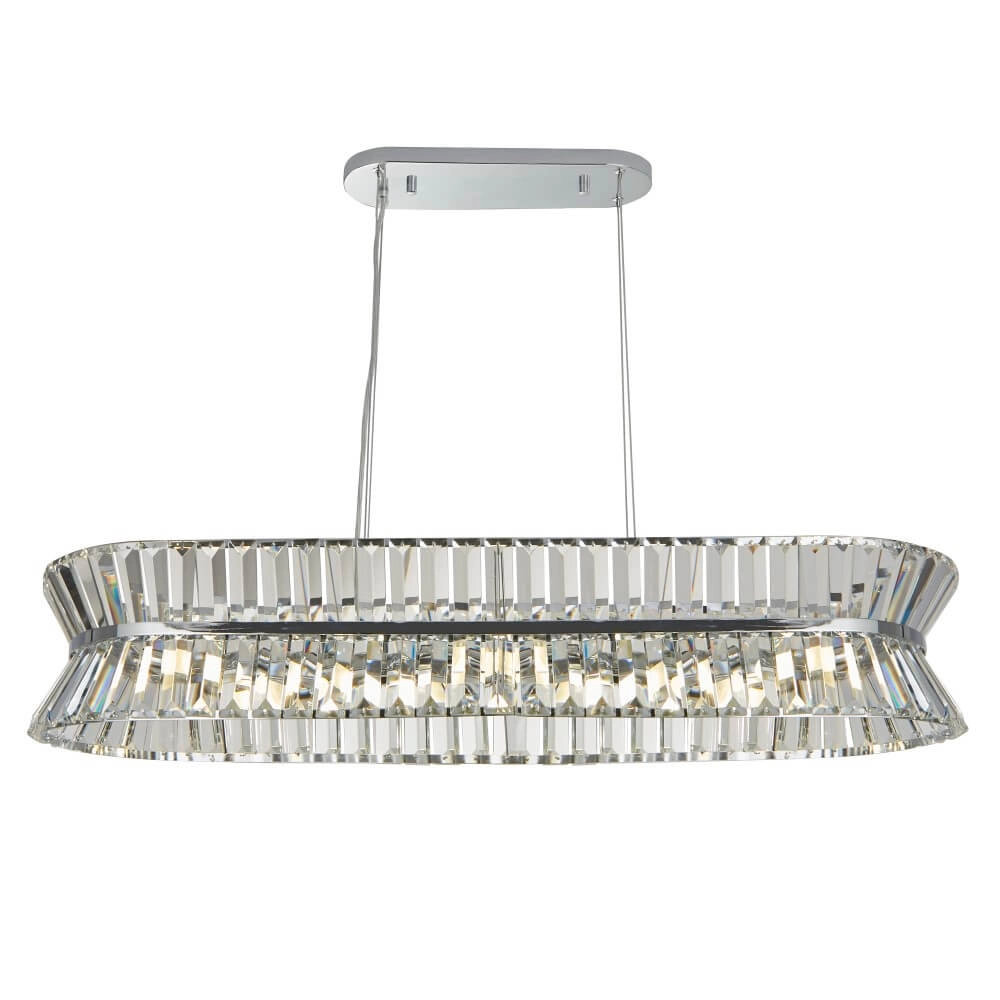 Design hanglamp Uptown chroom Searchlight 5053423243993