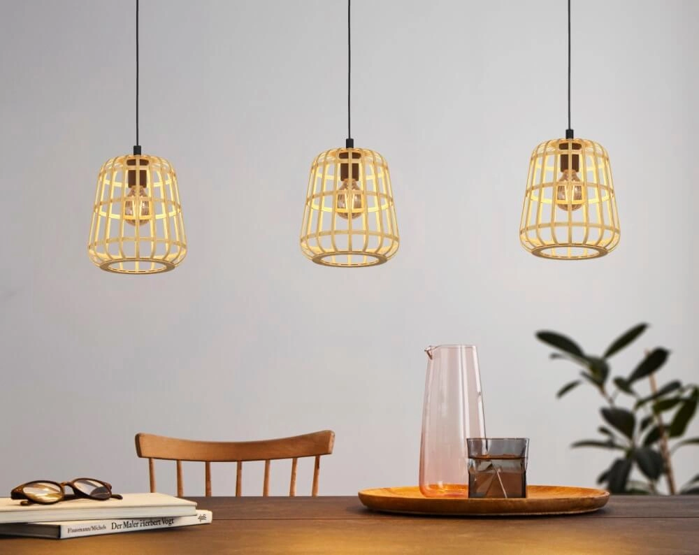 Rotan eetkamer lamp Montezuelo 129cm Stars of Light 9008606240524