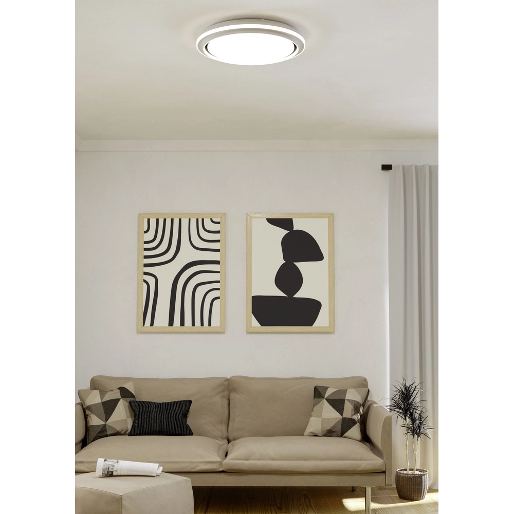 Plafonniere Semovigo wit Ø 40cm Eglo 9008606391837