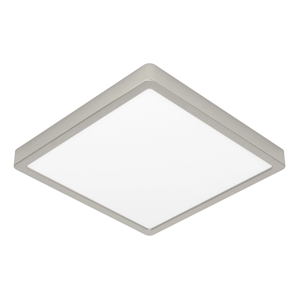 Plafonnière IP44 Fueva 6-Z vierkant - rvs - 29,5x29,5cm