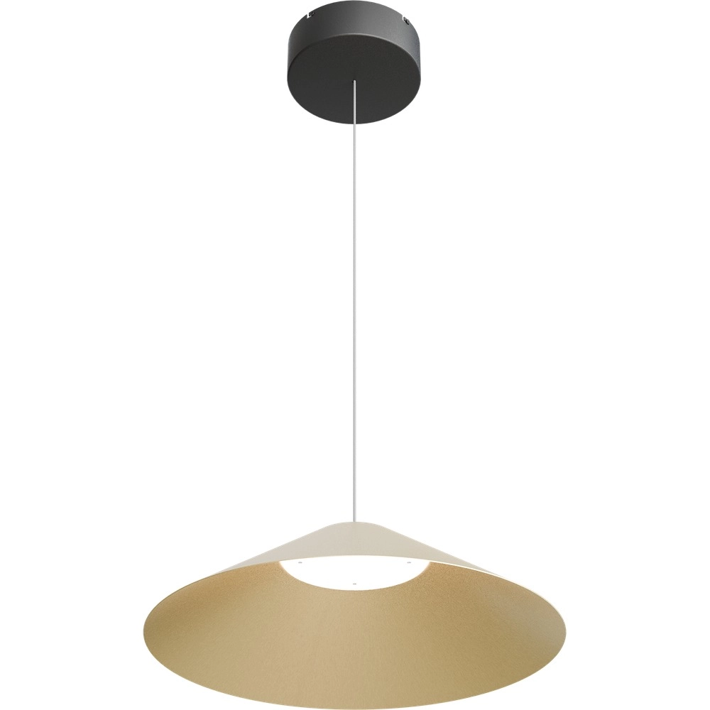 Design hanglamp Ceppo zwart met goud Ø 45cm
