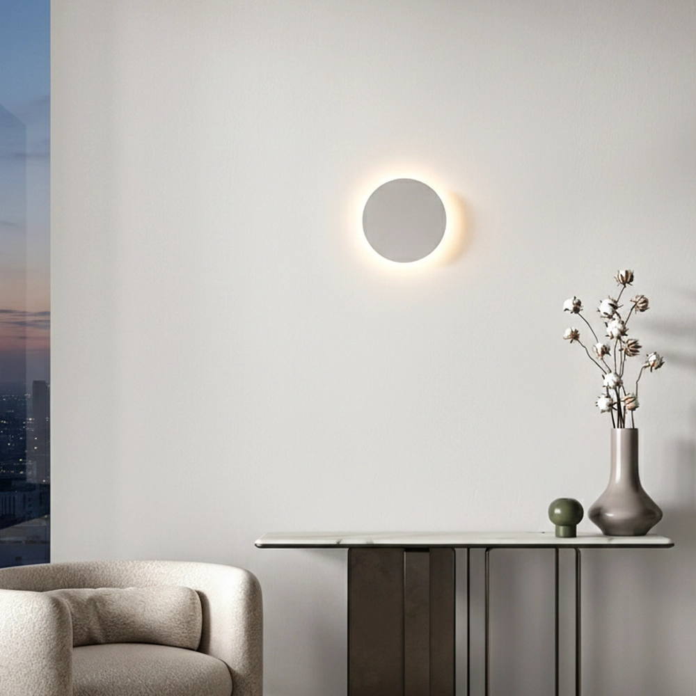 Design wandlamp Alida chroom Ø 30cm