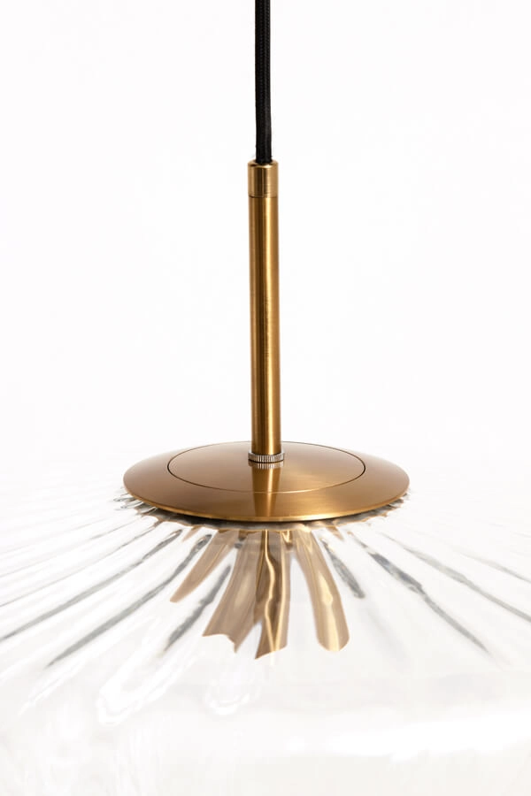 Hanglamp Pleat goud Ø40cm Light & Living 8717807687823