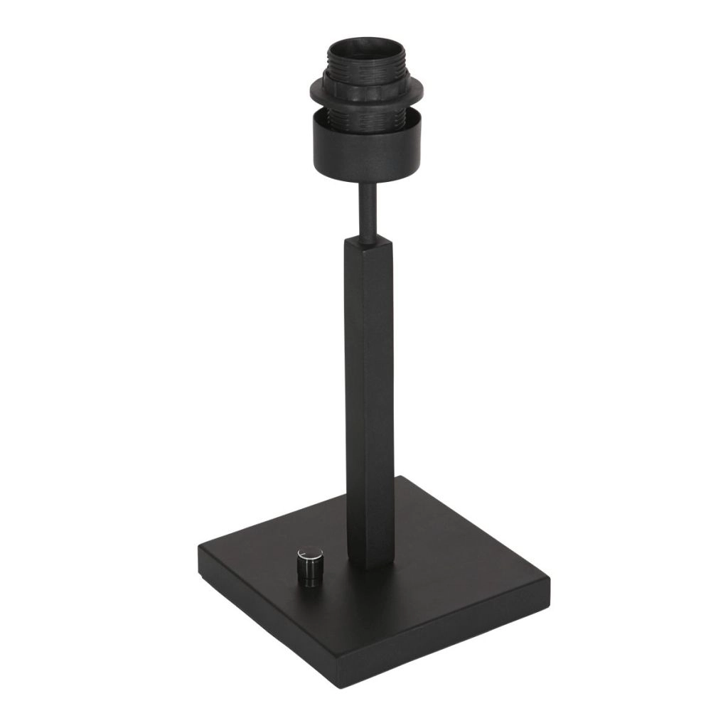 Zwarte tafellamp Stang met kurk kapje Ø20cm Steinhauer 8712746180541