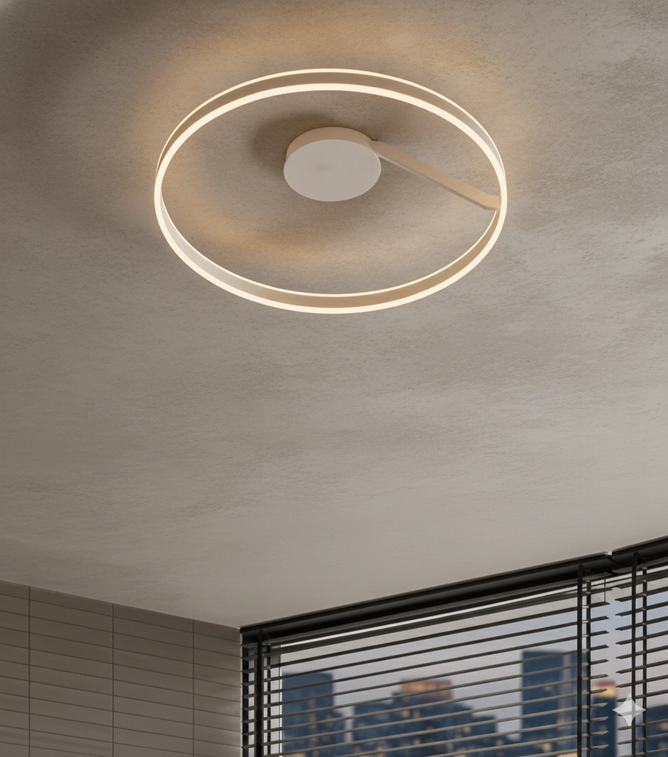 Plafondlamp Bianco wit Ø 80cm
