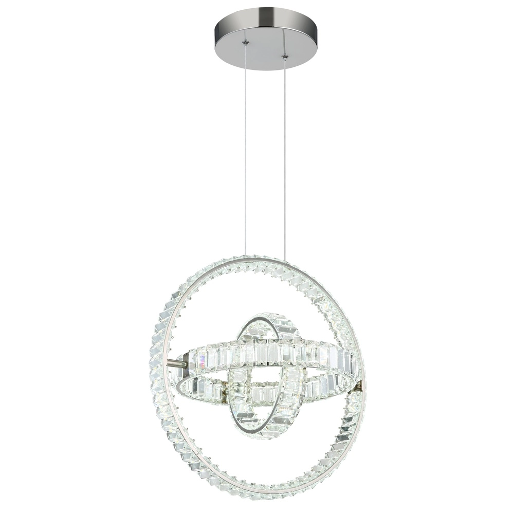 Unieke hanglamp Neil chroom Globo 9007371516414