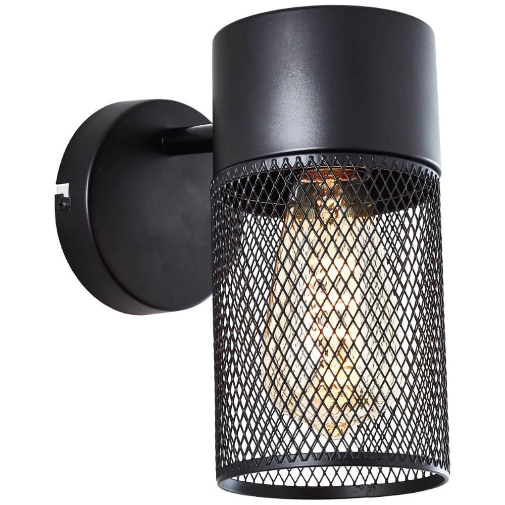 Zwart wandlampje Kamolo Brilliant 4004353409394