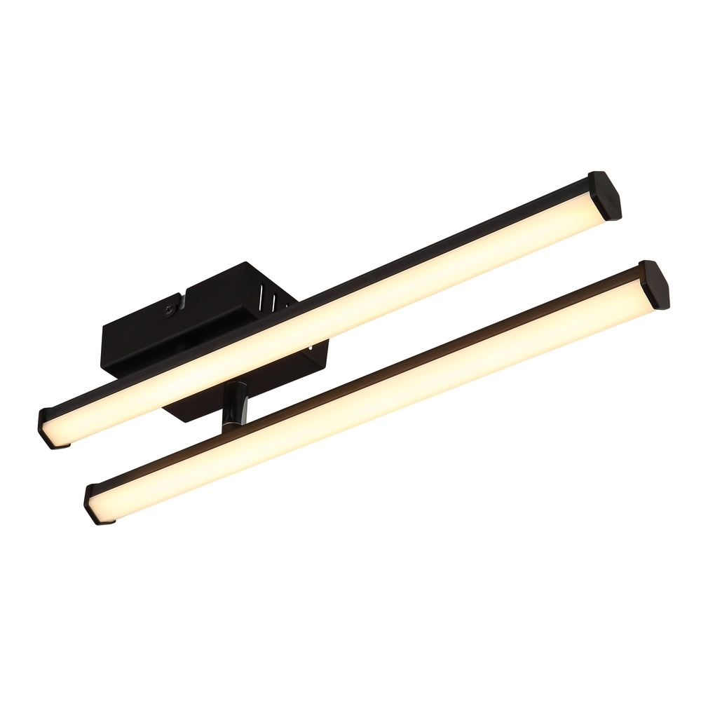 Moderne plafondlamp Kirina 50cm zwart Globo 9007371512232