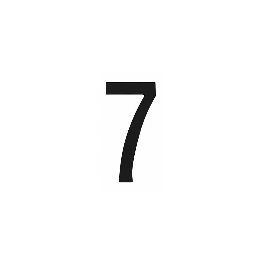 Huisnummer 7 Numbra zwart