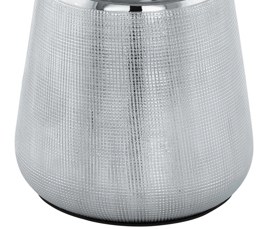 Schemerlamp Manalba 1 zilver met witte lampenkap Eglo 9002759993290