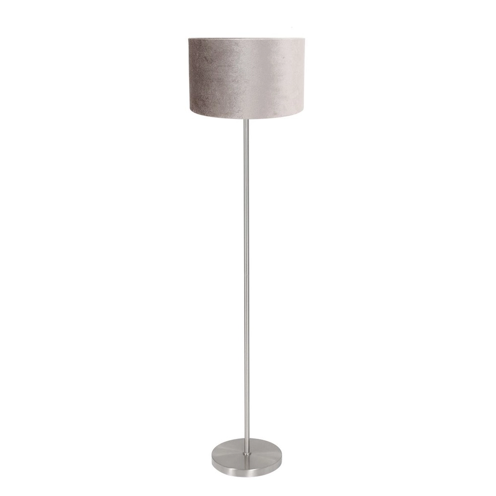 Vloerlamp Noor met grijze kap