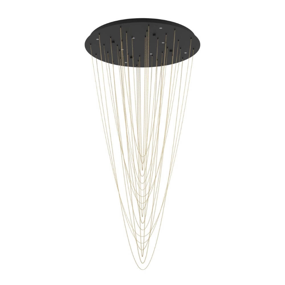 Hanglamp Trepuco met kettingen 150cm