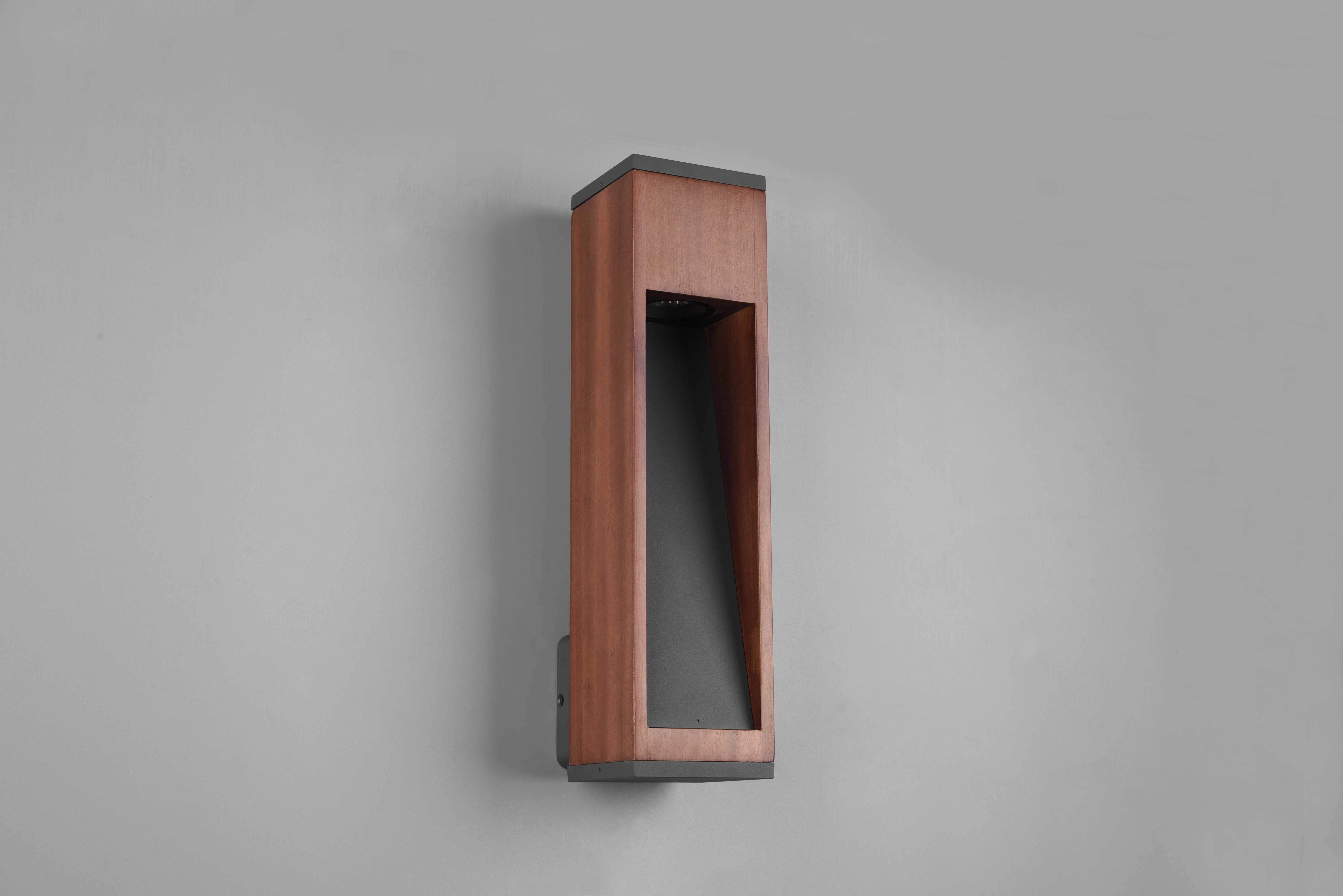Buitenlamp Canning teak hout Trio 4017807492798
