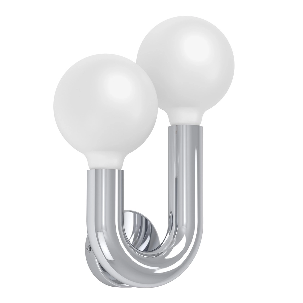 Design wandlamp Mellili chroom