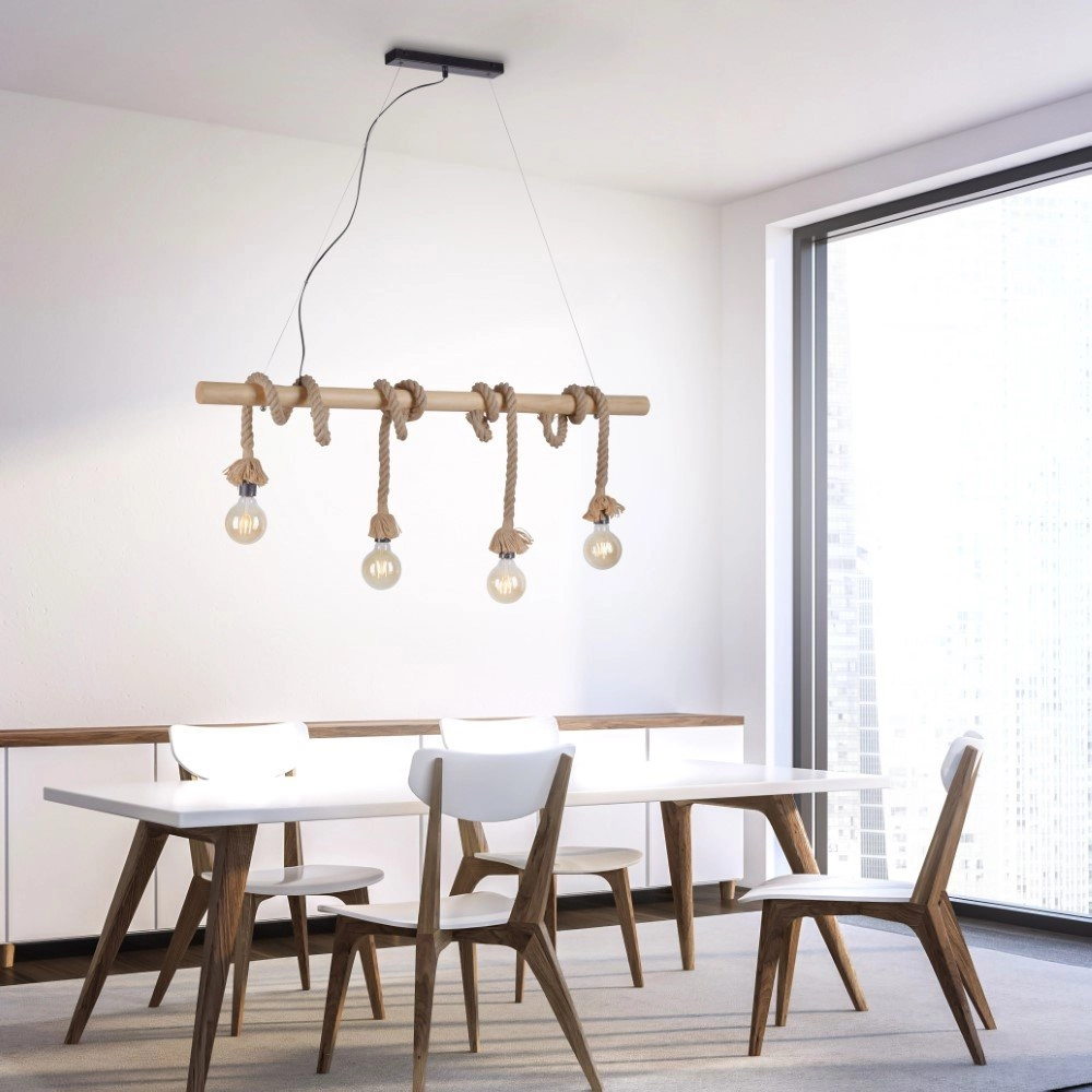 Eetkamer touwlamp Rope Just Light 4043689963132