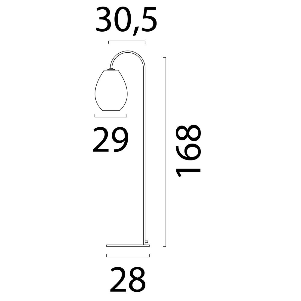 Vloerlamp Carta Pineapple Think-paper kap cacao Ø 29cm Masterlight 8718121438504
