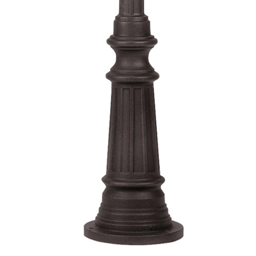 Pathway globe light Madeira 144cm met 25cm bol - zwart KS verlichting 8714732715041