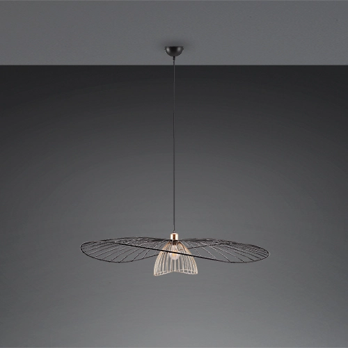 Hanglamp Lauris Ø 100cm zwart Trio 4017807678093
