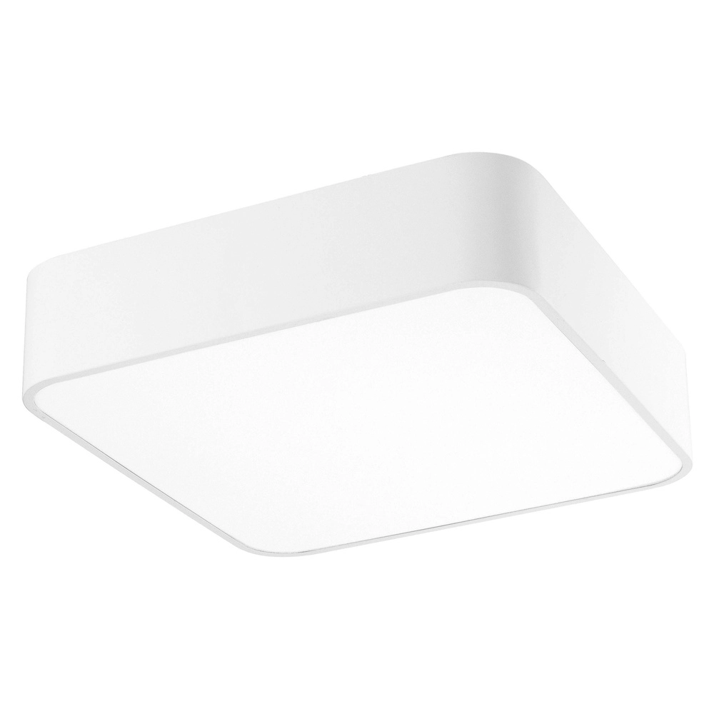Vierkante plafondlamp Ragu wit 46cm