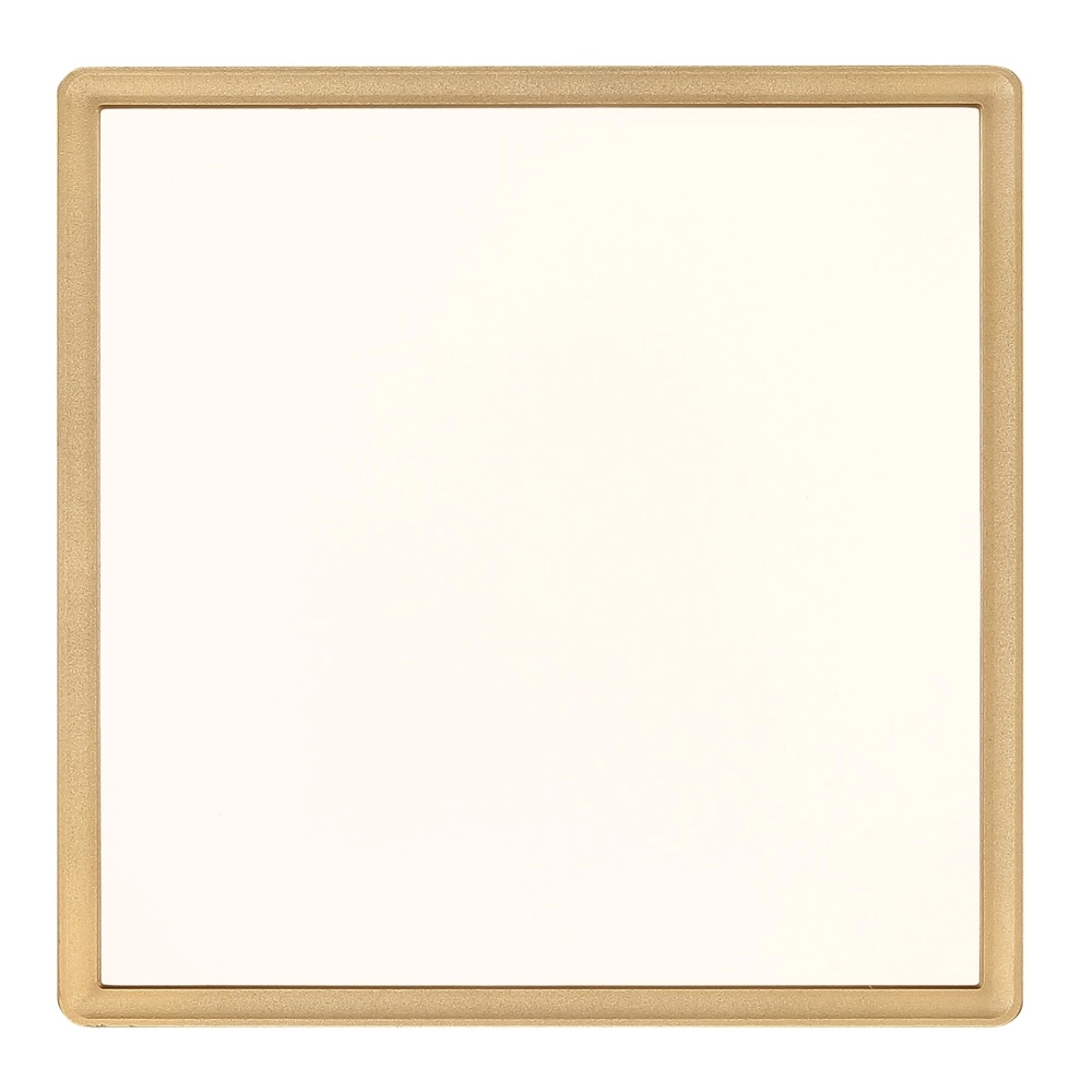 Plafonniere Sapana vierkant 29,4cm goud Globo 9007371457427