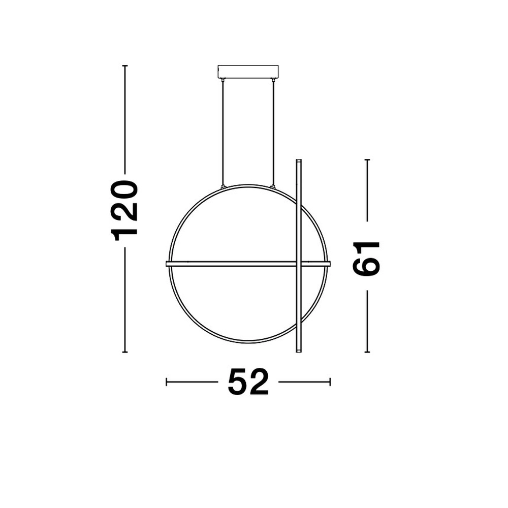 Design hanglamp Arte zwart rond Lyora 5212017426048