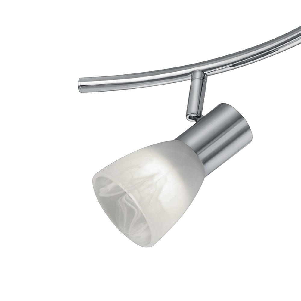 LED plafondspot Levisto 6-lichts nikkel mat Trio 4017807281736