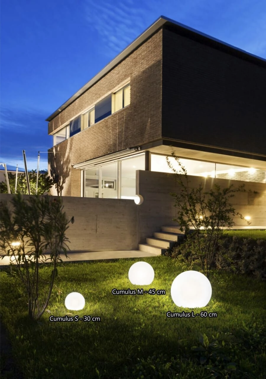 Witte tuinlamp Cumulus Ø 60cm Lyora 5903139697897
