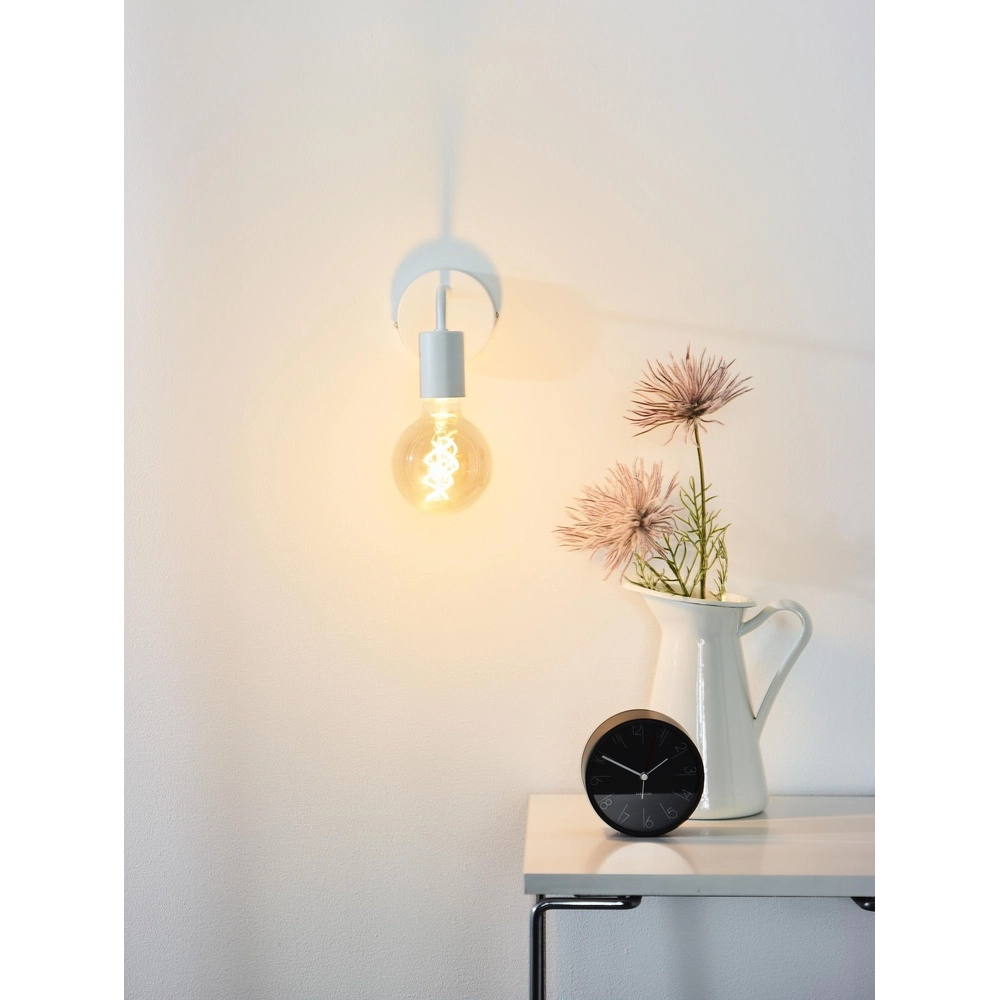 Witte wandlamp Scott design Lucide 5411212450661