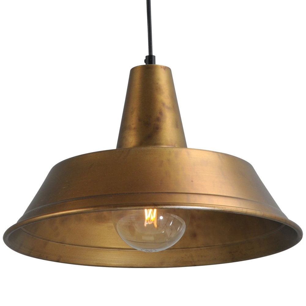 Hanglamp Industria Brass 45